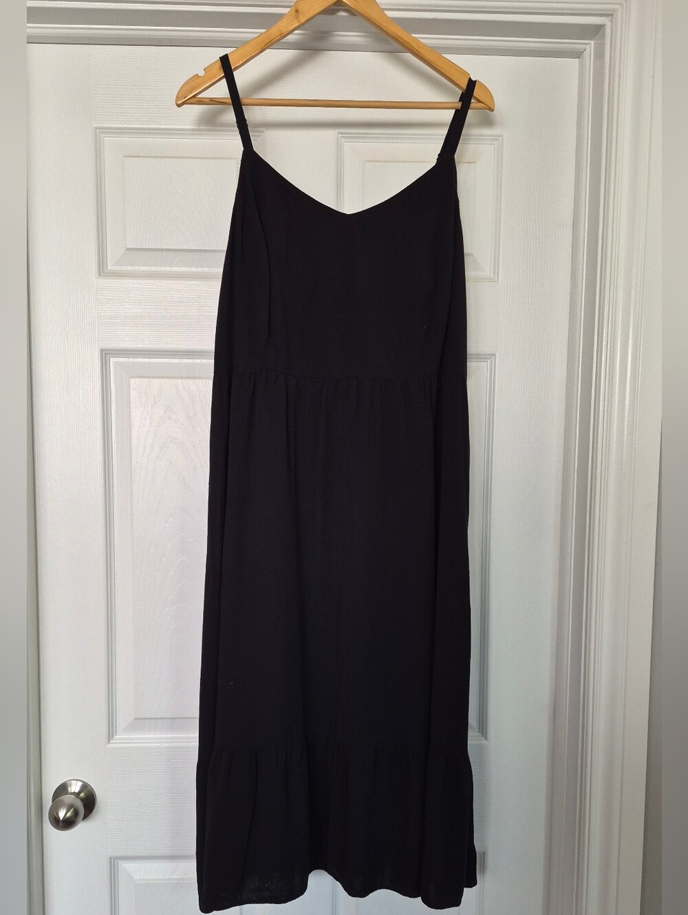 Old Navy Black Cami Maxi Dress Xl